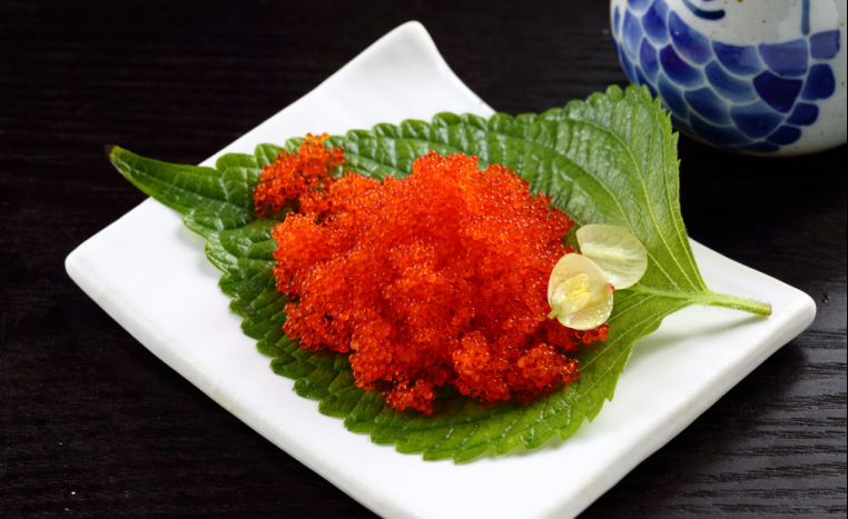 Japanese Fish Roe Premium Frozen Tobiko - Sushi Grade Flying Fish Roe Topping